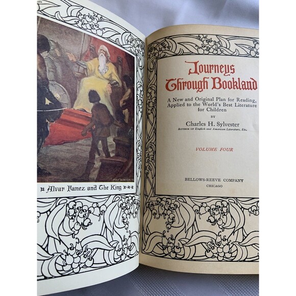 LOT Antique Vintage 1909 Journeys Through Bookland Sylvester Volumes 4,5, & 9 - Picture 9 of 9